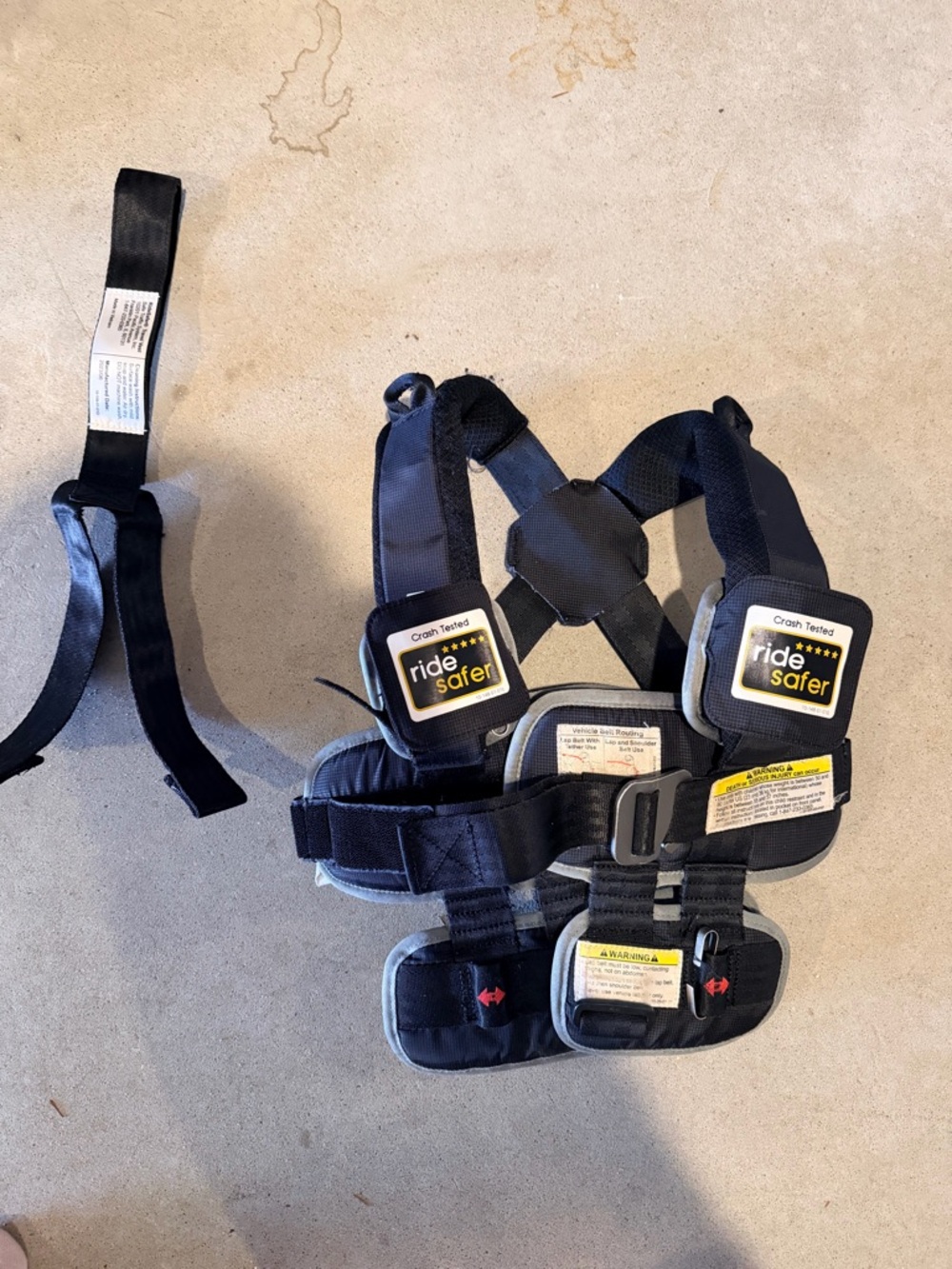 Ride Safer Child Safety Harness - Black LARGE